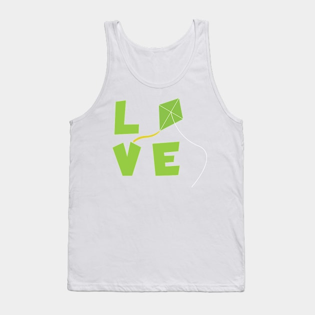 Kite flying love Tank Top by maxcode